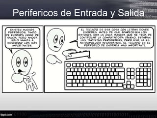 Perifericos de Entrada y Salida
 