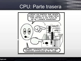 CPU: Parte trasera
 