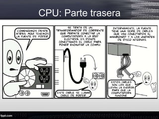 CPU: Parte trasera
 