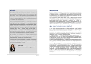 la transformacion digital de las organizaciones | PDF