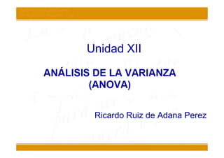 Unidad XII




 Ricardo Ruiz de Adana Perez
 