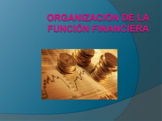 Organización de la Función Financiera