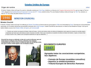 Estados Unidos de Europa.
 