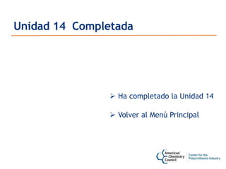 Unidad 14 Completada
 Ha completado la Unidad 14
 Volver al Menú Principal
 