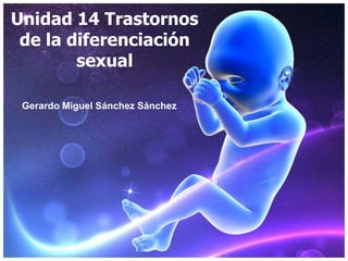 Unidad 14 Trastornos
 de la diferenciación
        sexual

 Gerardo Miguel Sánchez Sánchez
 