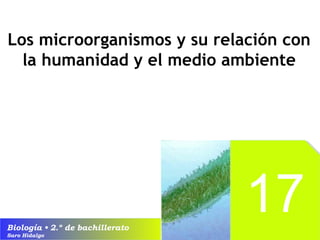 1177 
Los microorganismos y su relación con 
la humanidad y el medio ambiente 
Biología • 2.º de bachillerato 
Saro Hidalgo 
1177 
 