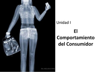 Unidad I
El
Comportamiento
del Consumidor
Dra. Alicia De la Peña
 