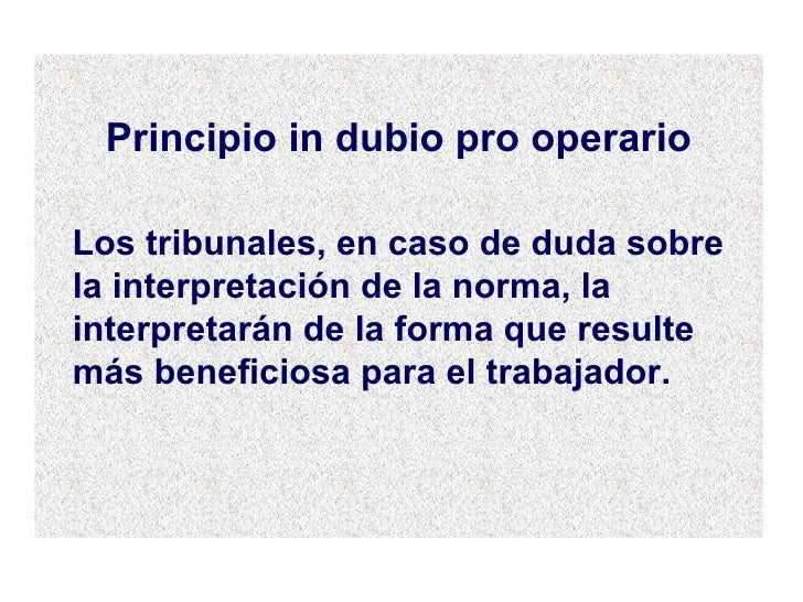 Image result for in dubio pro operario