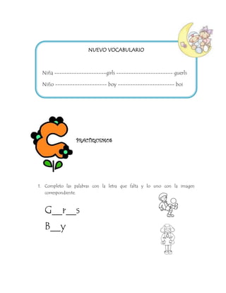 Unidad 1 ingles | PDF