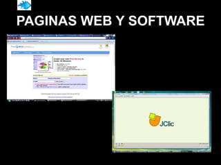 PAGINAS WEB Y SOFTWARE
 