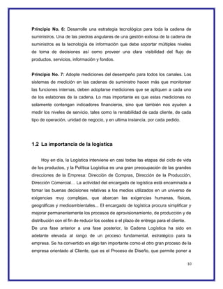 Unidad 1 logistica y cadena de suministro | DOC