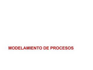 MODELAMIENTO DE PROCESOS
PROCESOS
INDUSTRIALES
 