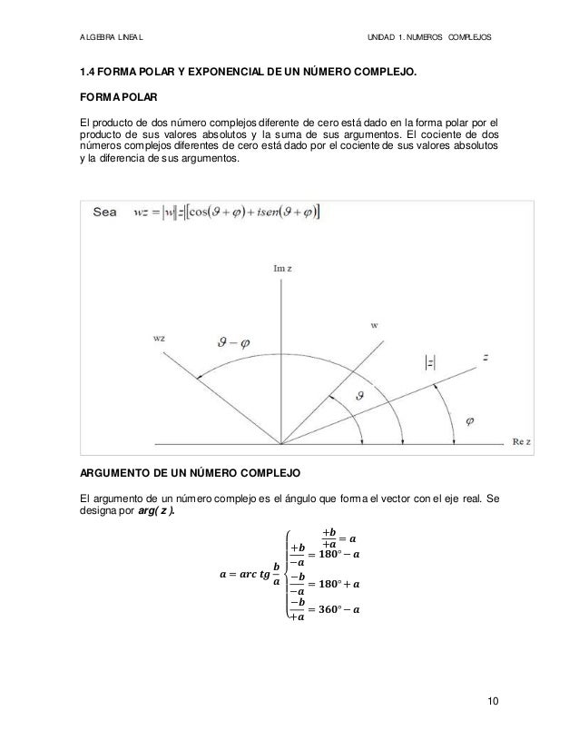 Unidad 1 Numeros Complejos 1 1 Definicio