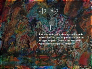 •- │ - 5 │= -5

    -│3 │= -3

-│3 │= -3


-│-5 │= -5
 