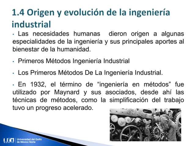 Unidad 1 Antecedentes de la Ingeniería Industrial