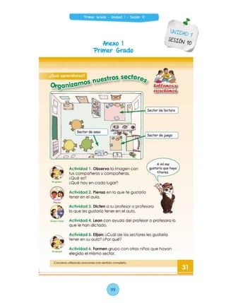 Anexo 1
Primer Grado
UNIDAD 1
SESIÓN 10
99
Primer Grado - Unidad 1 - Sesión 10
 