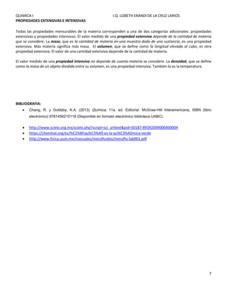 Unidad 1 quimica | PDF