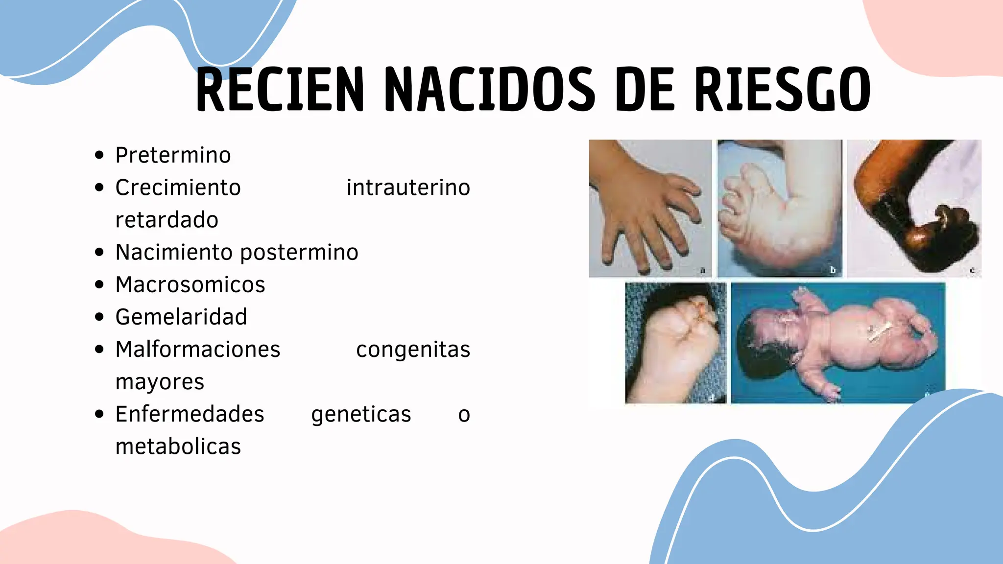Concepto De Recien Nacido De Alto Riesgo