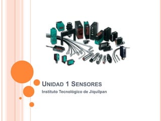 UNIDAD 1 SENSORES
Instituto Tecnológico de Jiquilpan
 