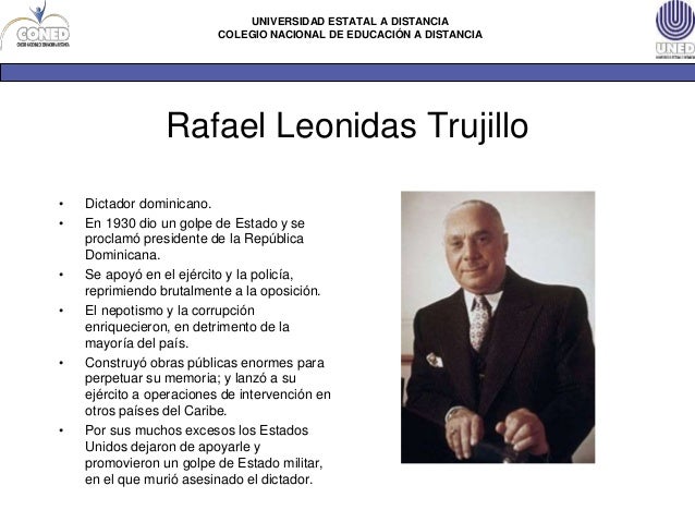 Biografia De Rafael Leonidas Trujillo