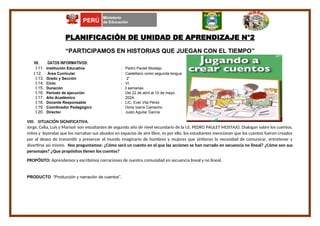 UNIDAD DE APRENDIZAJE 1 Y 2 SEGUNDO.docx