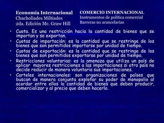 El costo social neto de la protección es mucho menor que el costo del consumidor, por que los mayores precios pagados por los consumidores se destinan parcialmente a los productores domésticos (quienes expanden la producción para emplazar las importaciones) y parcialmente al gobierno (como un ingreso arancelario)  Economía InternacionalChacholiadesMiltiades2da. Edición Mc.Graw HillCOMERCIO INTERNACIONALInstrumentos de política comercialMedición de los costos de protección