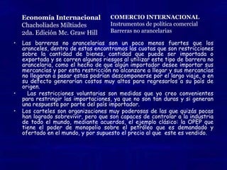 BARRERAS NO ARANCELARIAS 