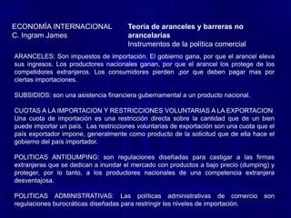  INSTRUMENTOS DE LA POLITICA COMERCIAL