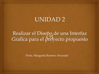 Profa. Margarita Romero Alvarado
 