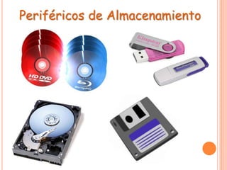 Periféricos de Almacenamiento
 