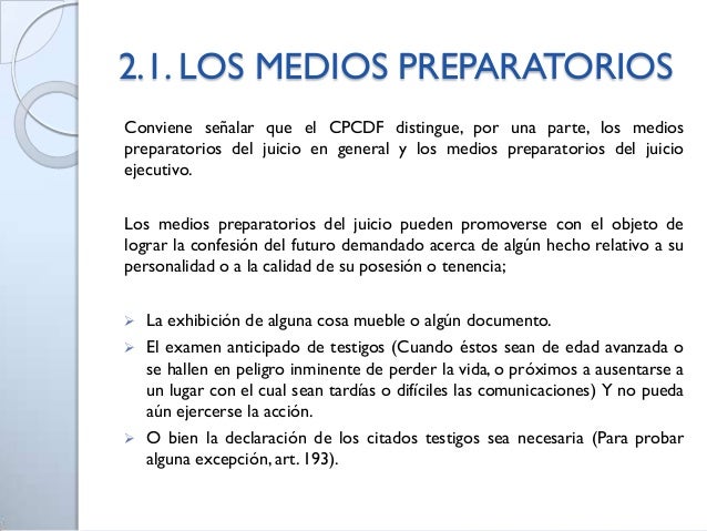 Medios Preparatorios A Juicio Ordinario Civil Formato