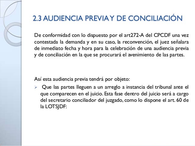 Unidad 2. Juicio Ordinario Civil.