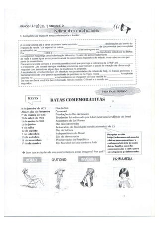 Vamos Lá!  Unidad 2