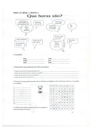 Vamos Lá!  Unidad 2