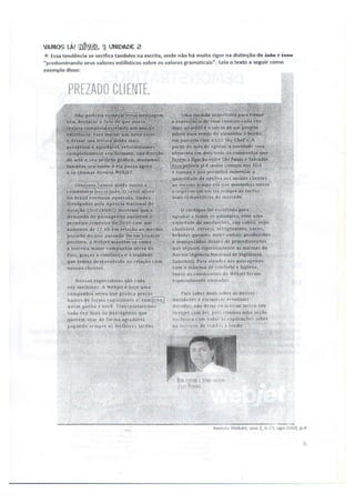 Vamos Lá!  Unidad 2