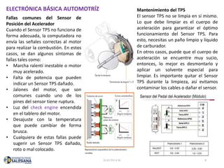 Sensor Inestable Sensores varios del automovil | PPTX