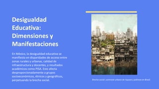 Educación y Estructura Social en México: Desigualdad y Movilidad | PDF