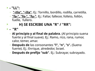 Principios Básicos de la Lengua Castellana: Ortografía y Gramática | PPTX