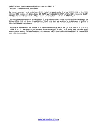 Unidad 2   componentes principales parte ii