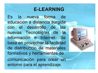 E-LEARNING
Elementos del E- Learning
 