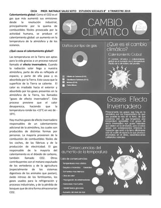 Unidad 2 El Cambio Climático a nivel global | PDF