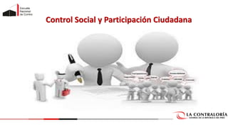 • Programa de auditoría intermedia
Control Social y Participación Ciudadana
 