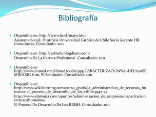 conocimiento del trabajo