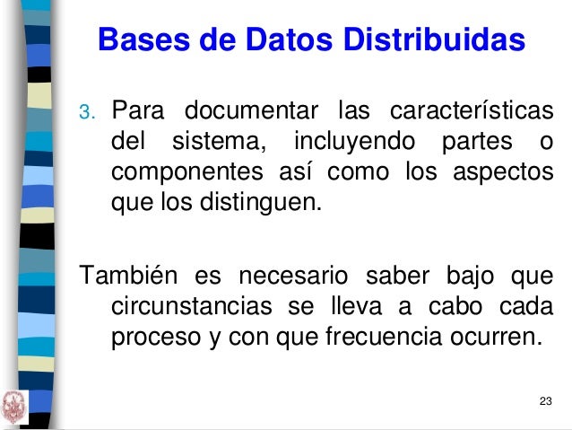 UNIDAD 2 DISEÑO DE LAS BASES DE DATOS DISTRIBUIDAS