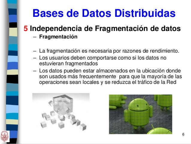 UNIDAD 2 DISEÑO DE LAS BASES DE DATOS DISTRIBUIDAS