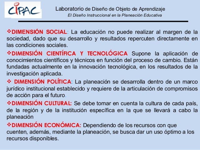 Unidad 2 diseño instruccional en la planeacion educativa
