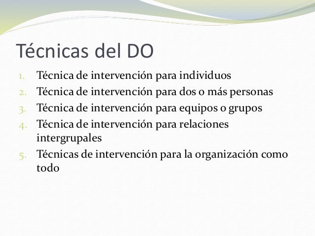 Unidad 2 Enfoque del Desarrollo Organizacional
