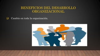 Unidad 2 Enfoque del Desarrollo Organizacional | PPTX