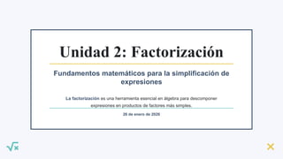 Comprehensive Guide to Algebraic Factorization Techniques and ...