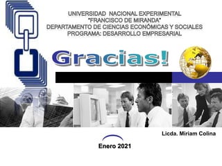 LOGO
Licda. Miriam Colina
Enero 2021
 